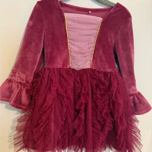 Posh Peanut Sarah Sanderson Velvet Kids Costume Dress